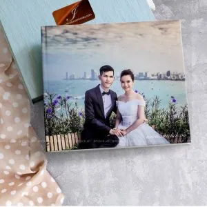Photobook 15x15cm Bìa Hình Mở phẳng