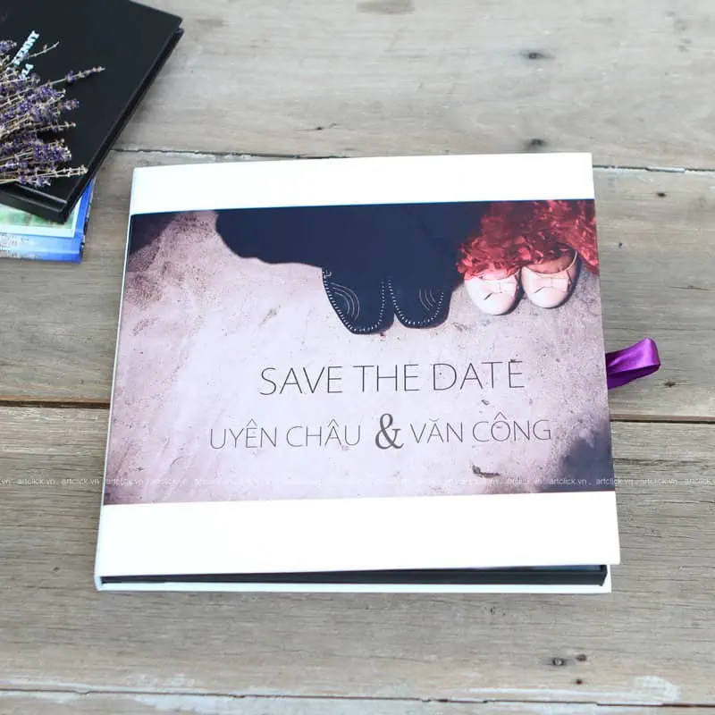 Hộp Photobook nắp liền (Vuông)
