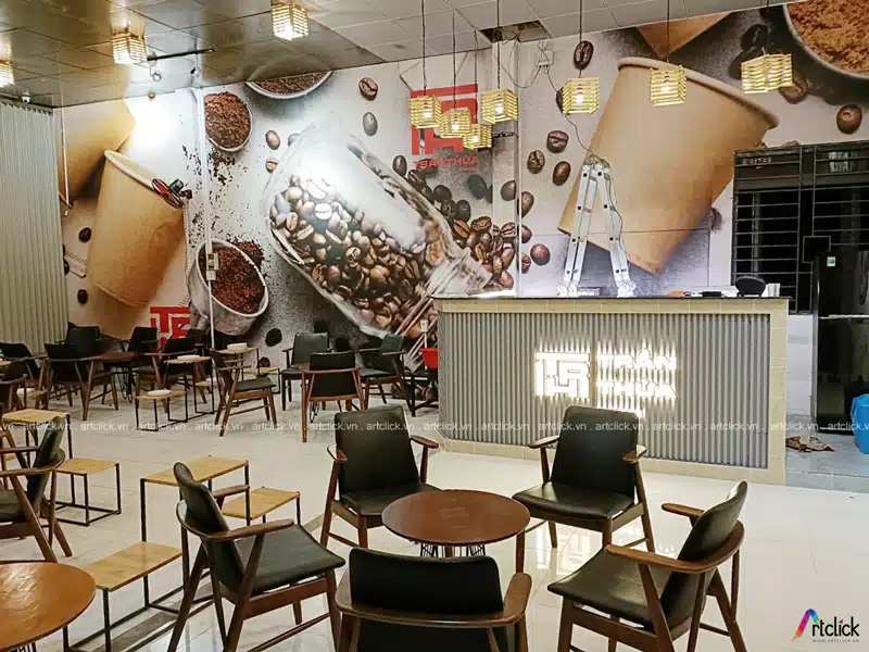 Bí quyết chọn giấy dán tường quán cafe đẹp và ấn tượng