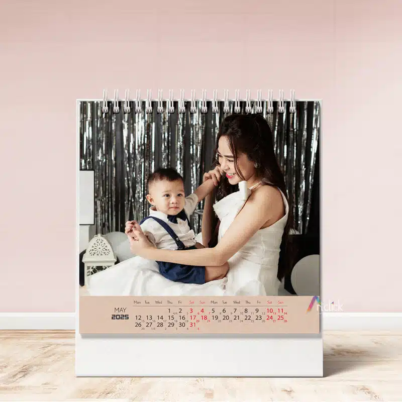 Lịch bàn vuông 1 mặt (15x15cm) - Ảnh 2