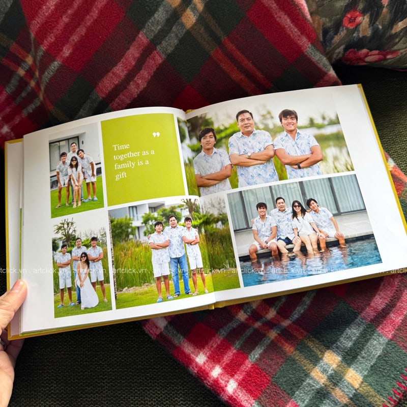 album ảnh du lịch gia đình