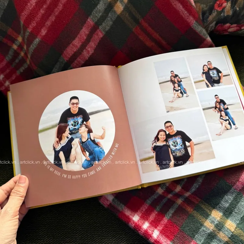 album ảnh du lịch gia đình