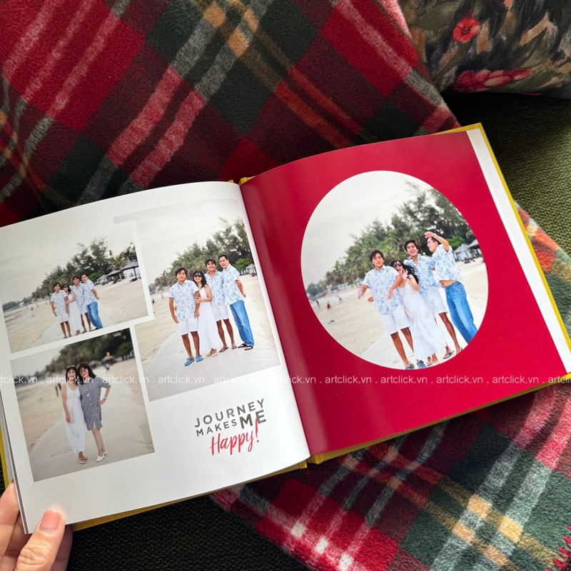 album ảnh du lịch gia đình