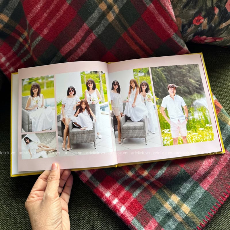 album ảnh du lịch gia đình