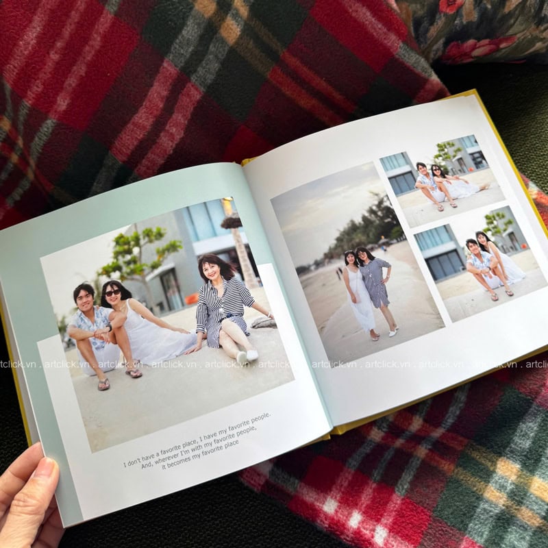 album ảnh du lịch gia đình