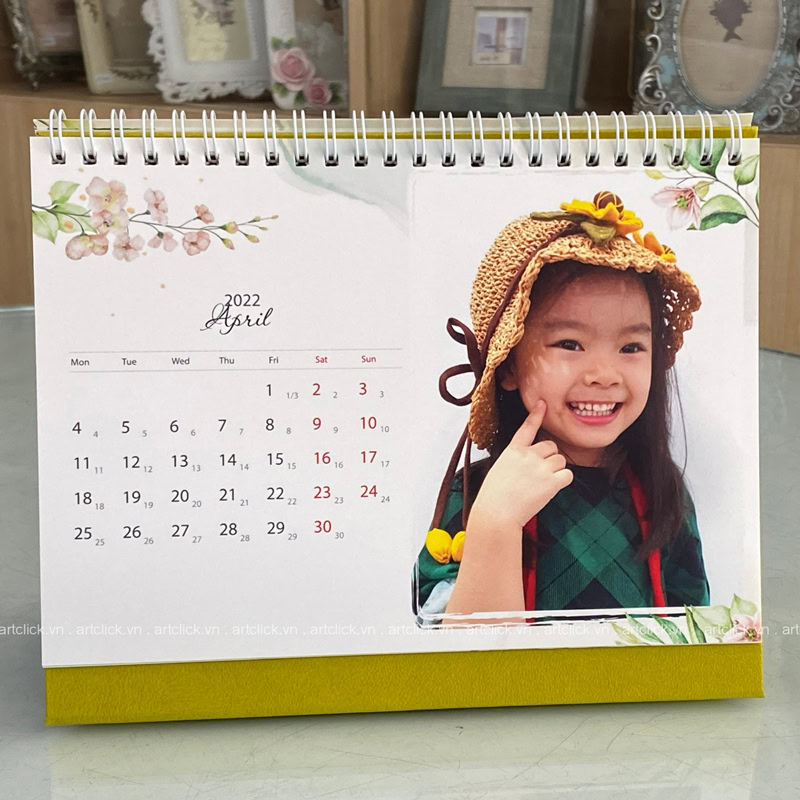 in lịch để bàn