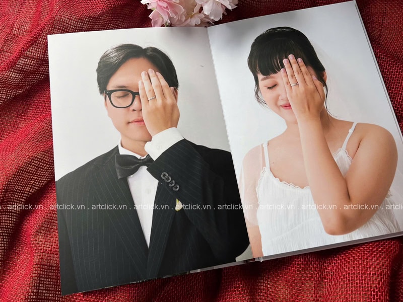 giá in album ảnh cưới
