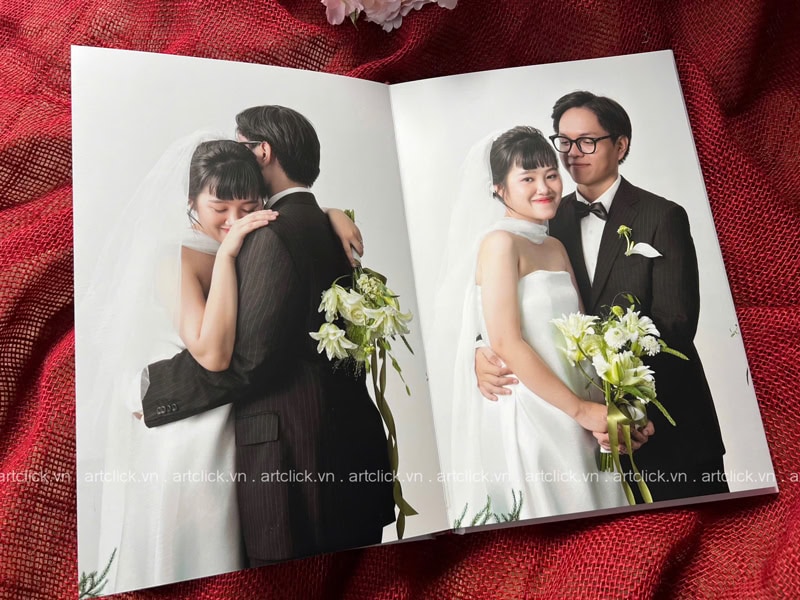 giá in album ảnh cưới