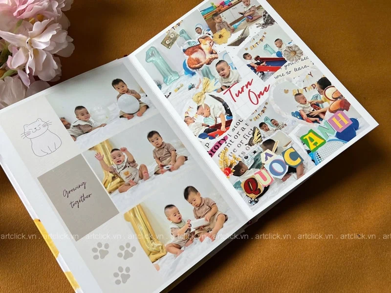album ảnh bé 1 tuổi