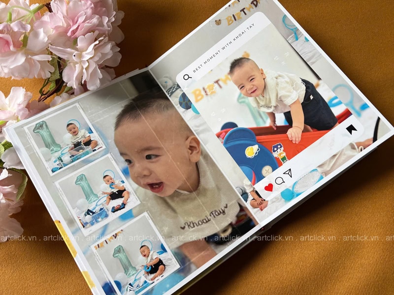 album ảnh bé 1 tuổi