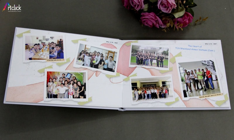 Album ảnh farewell tặng sếp