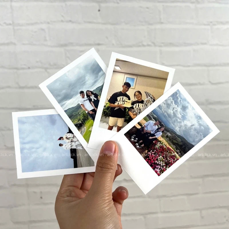 in hình polaroid