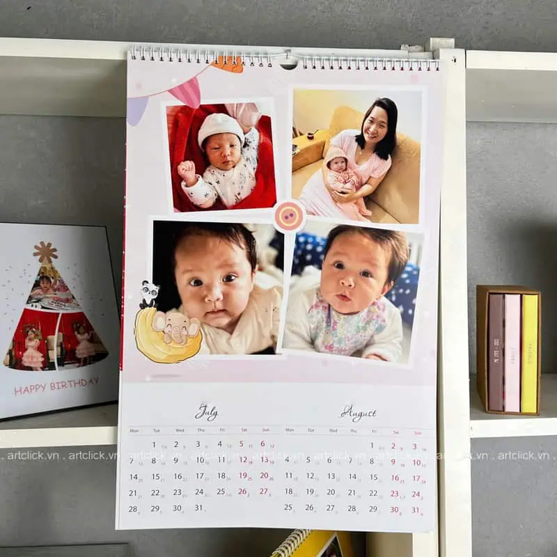in lịch tết treo tường
