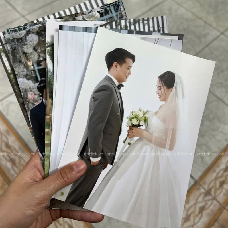 in ảnh đám cưới