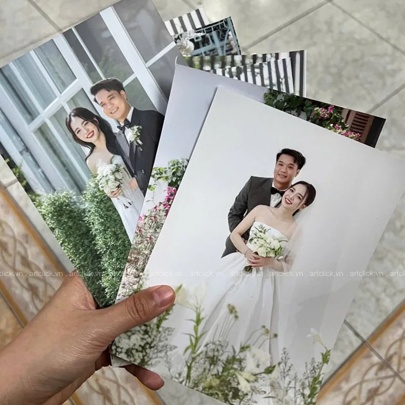 in ảnh đám cưới