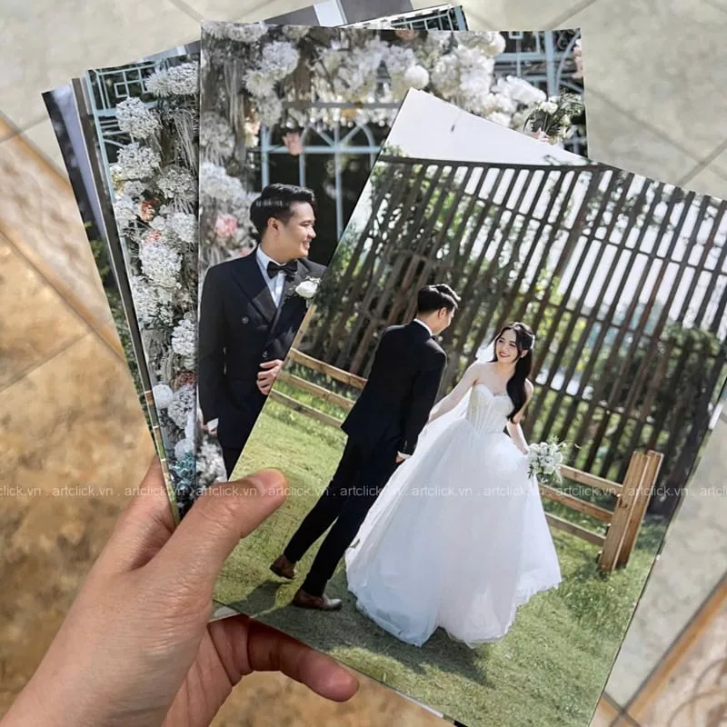 in ảnh đám cưới