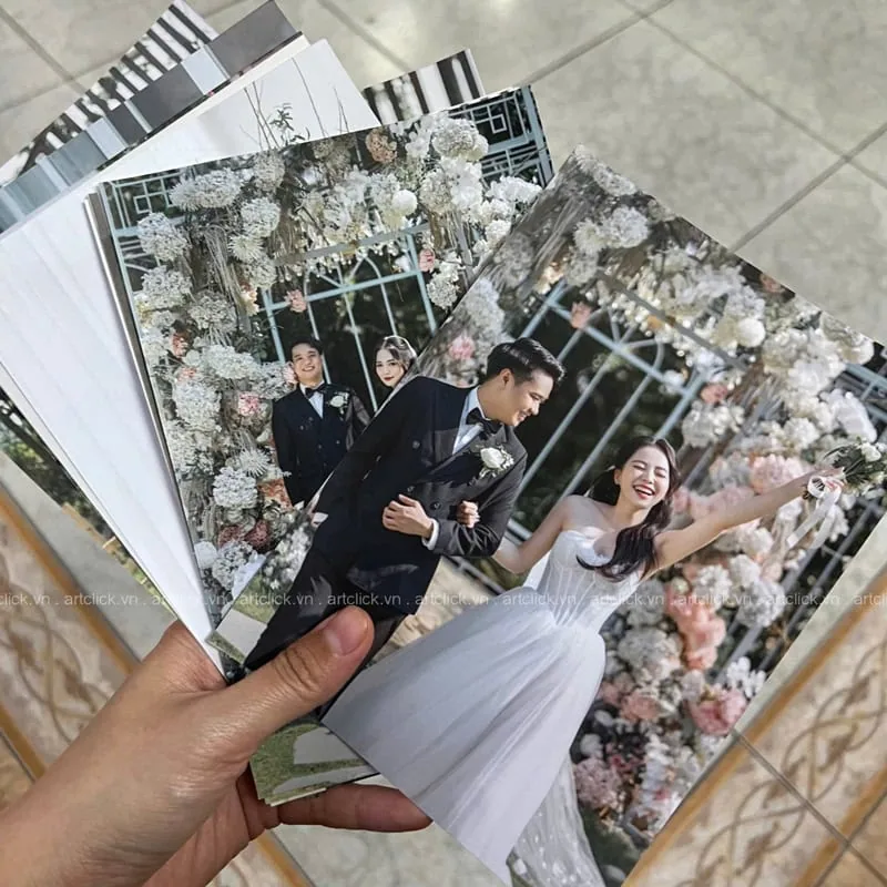 in ảnh đám cưới