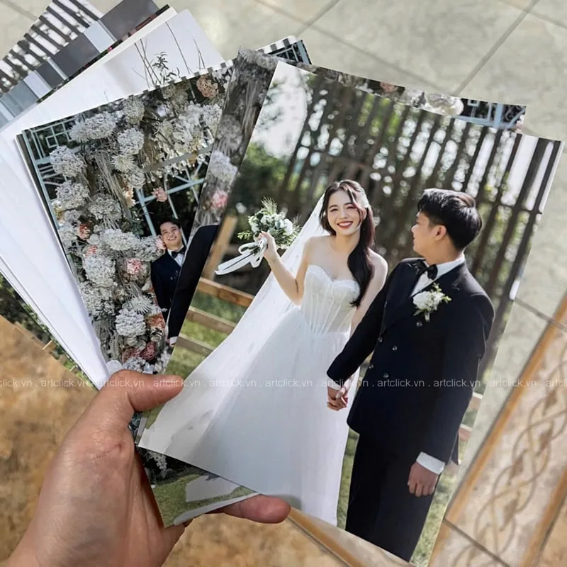 in ảnh đám cưới