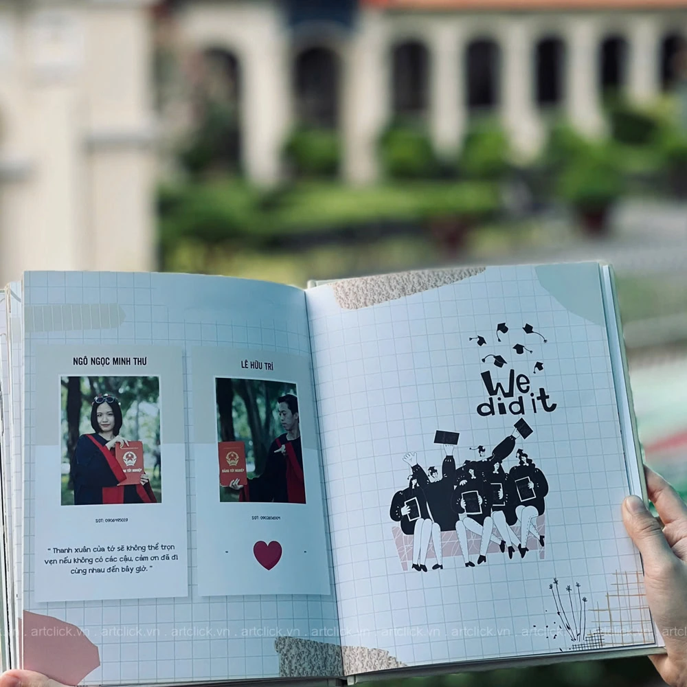mẫu kỷ yếu học sinh