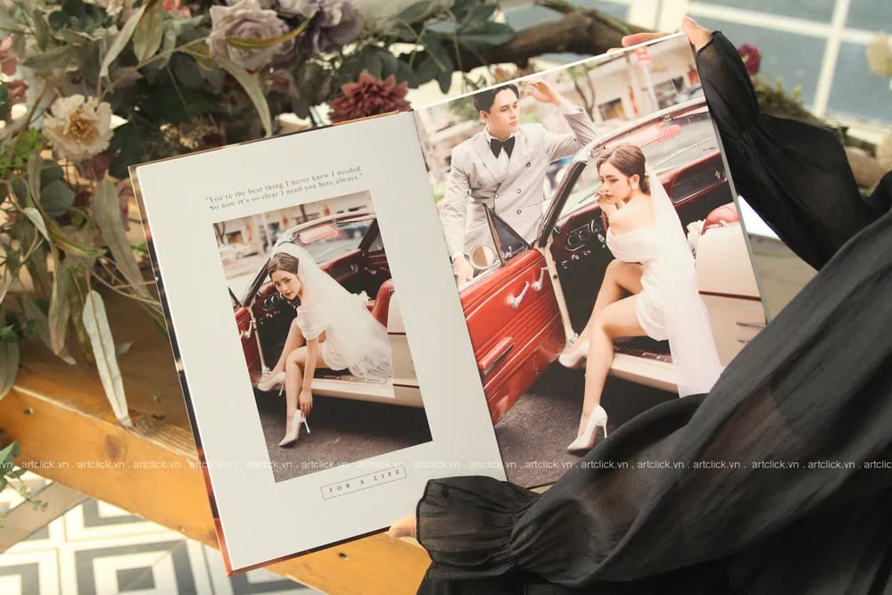 mẫu thiết kế album ảnh cưới