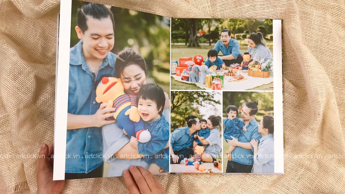 chụp album gia đình