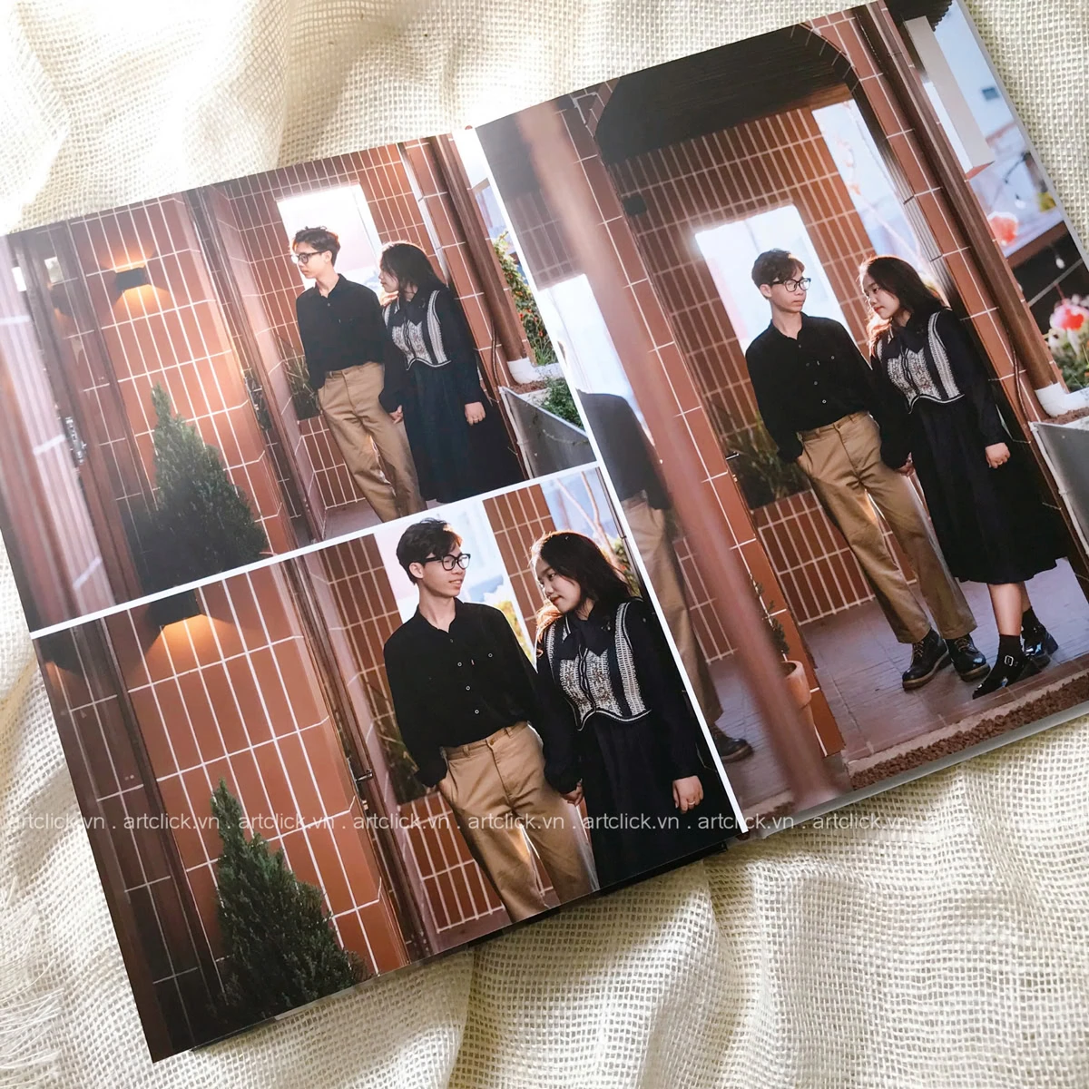 In album ảnh cưới lấy nhanh