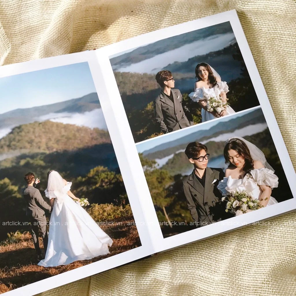 In album ảnh cưới lấy nhanh