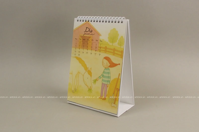 in lịch để bàn cá nhân