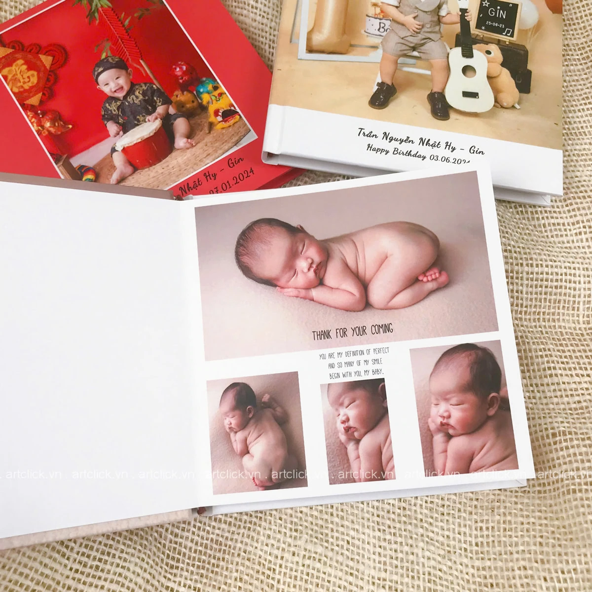 chụp hình sinh nhật cho bé