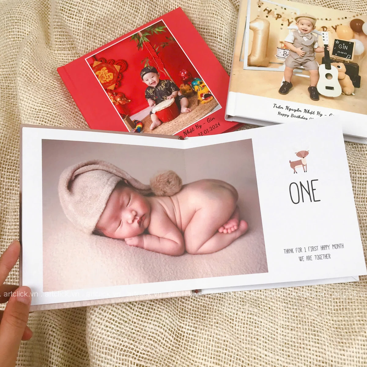 chụp hình sinh nhật cho bé