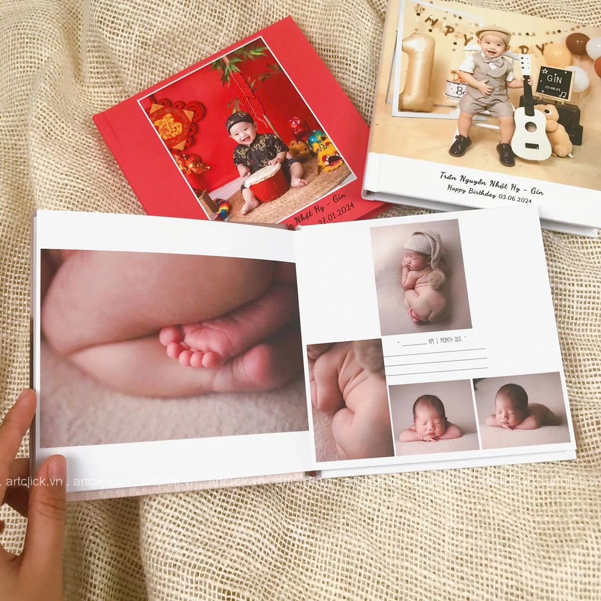 chụp hình sinh nhật cho bé
