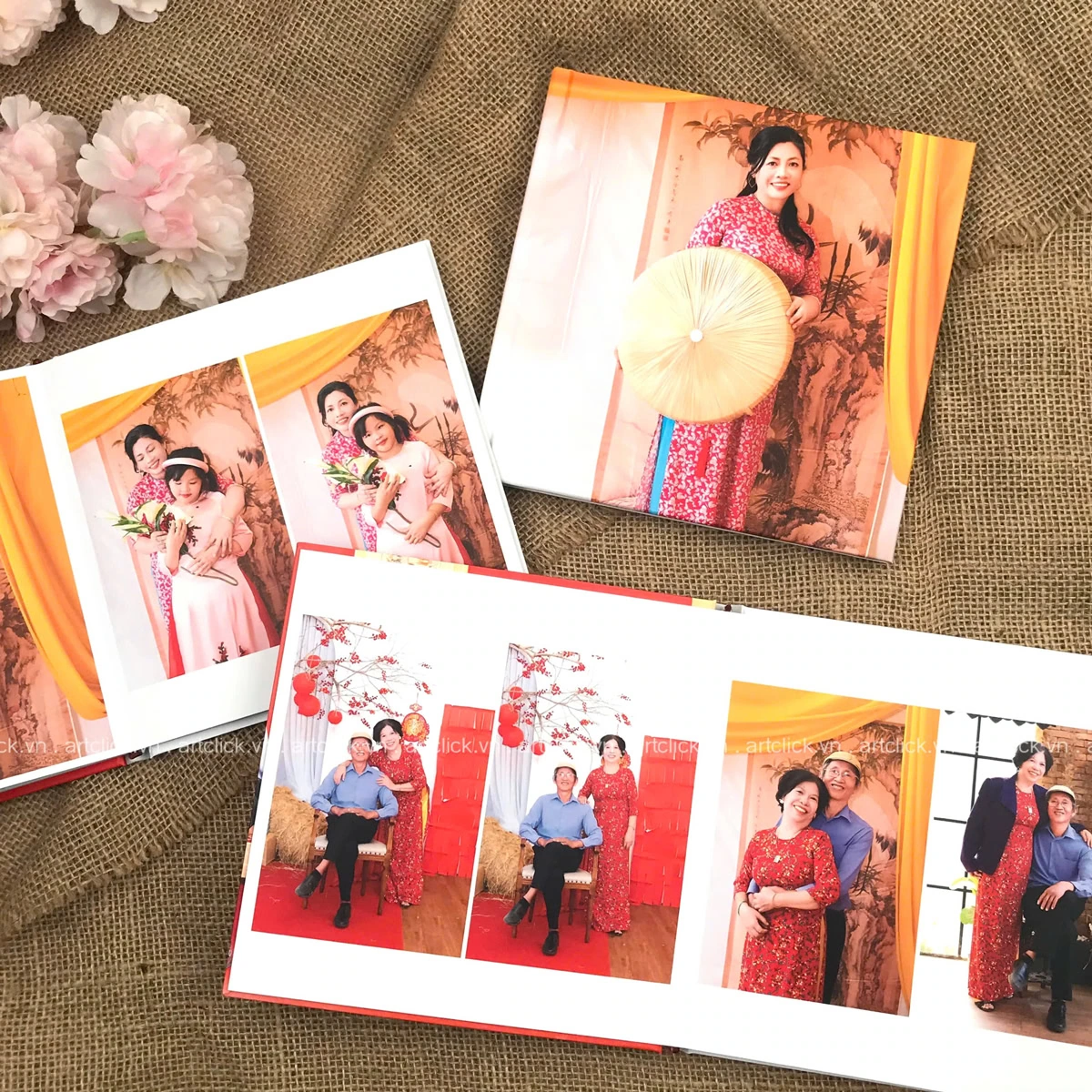 mẫu album ảnh Tết đẹp
