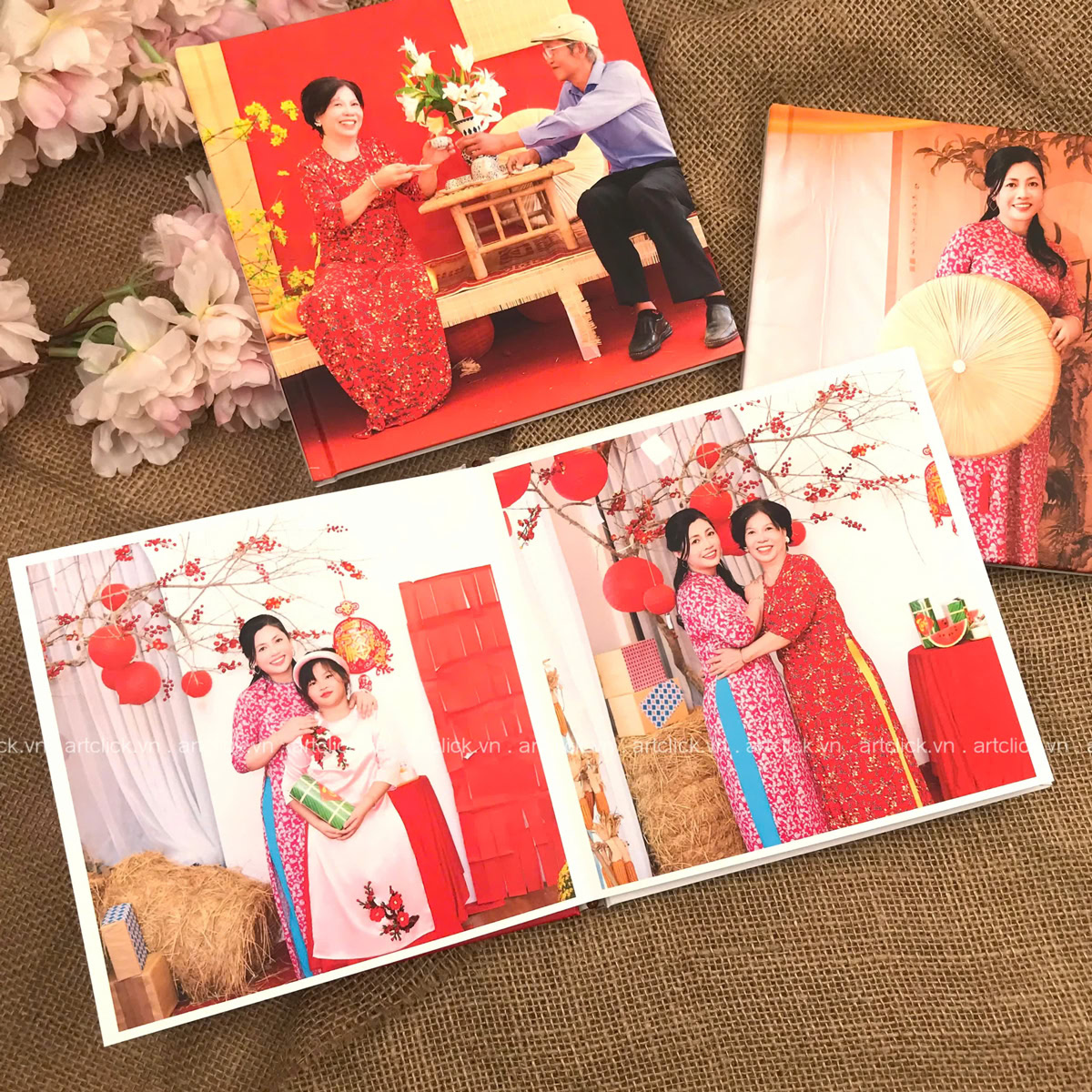mẫu album ảnh Tết đẹp