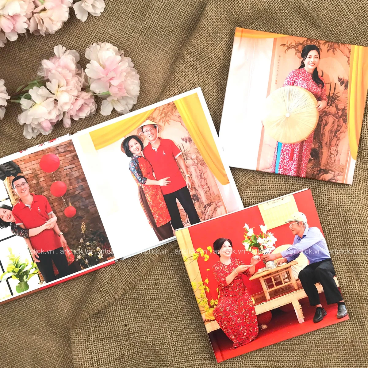 mẫu album ảnh Tết đẹp