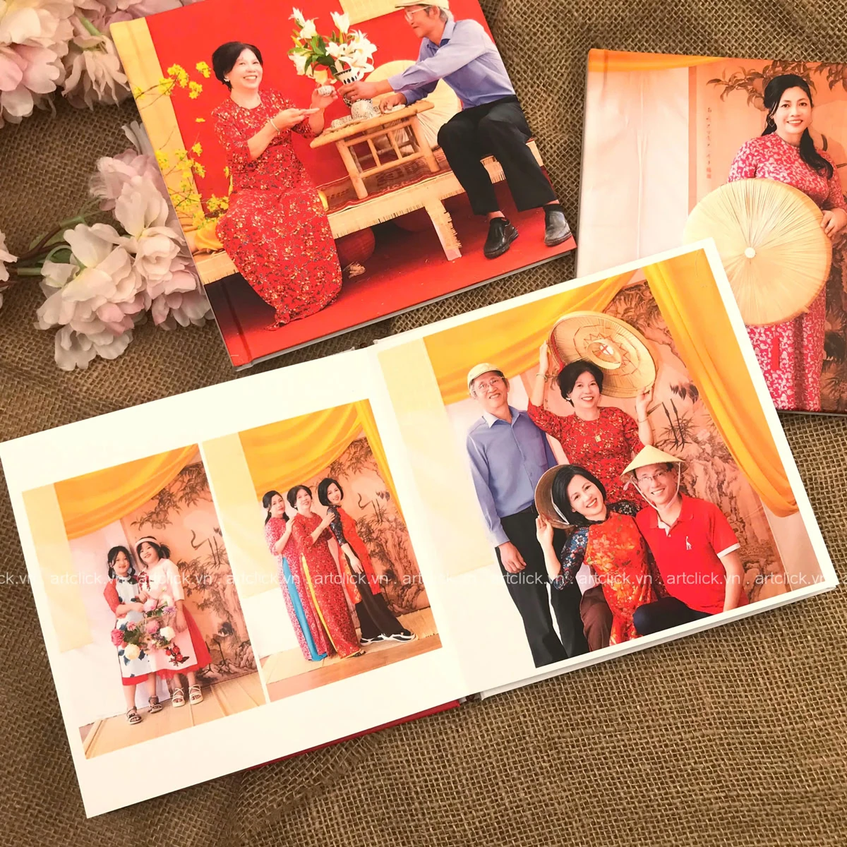 mẫu album ảnh Tết đẹp