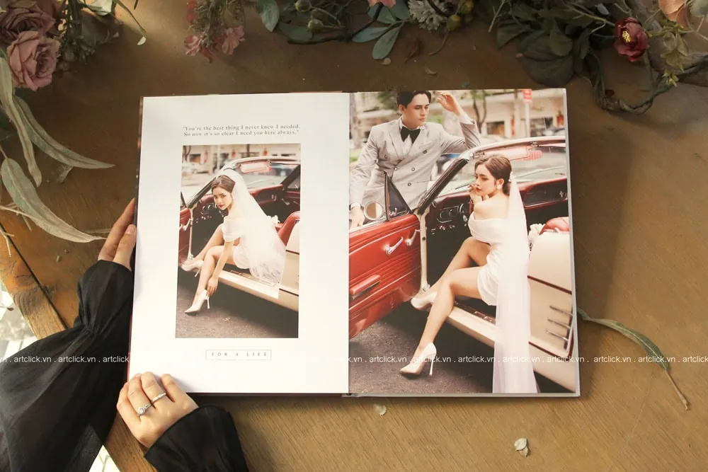 thiết kế album cưới đẹp