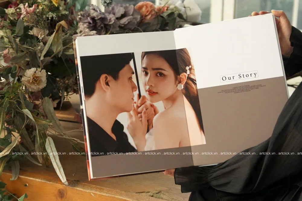 thiết kế album cưới đẹp