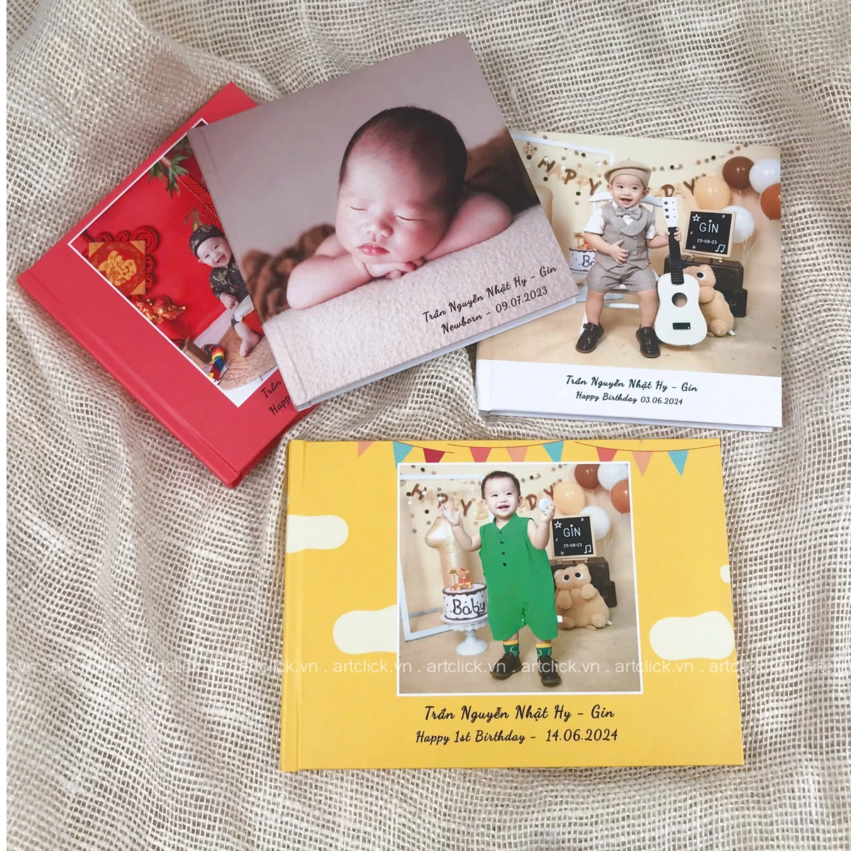 chụp hình tiệc thôi nôi