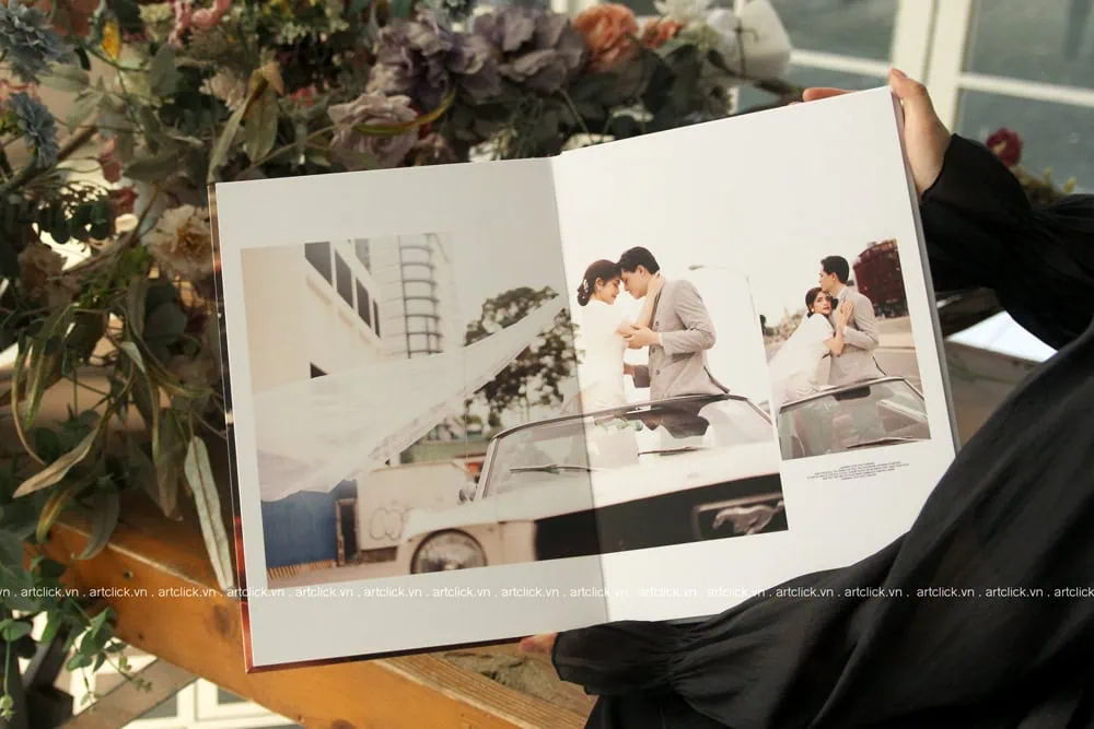 giá in album ảnh cưới