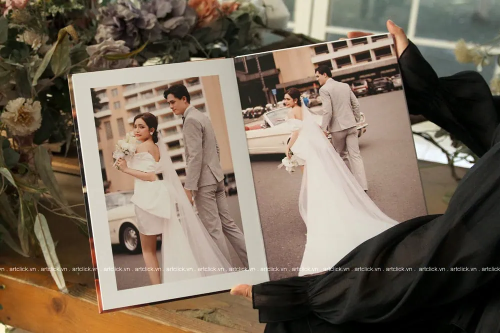 giá in album ảnh cưới