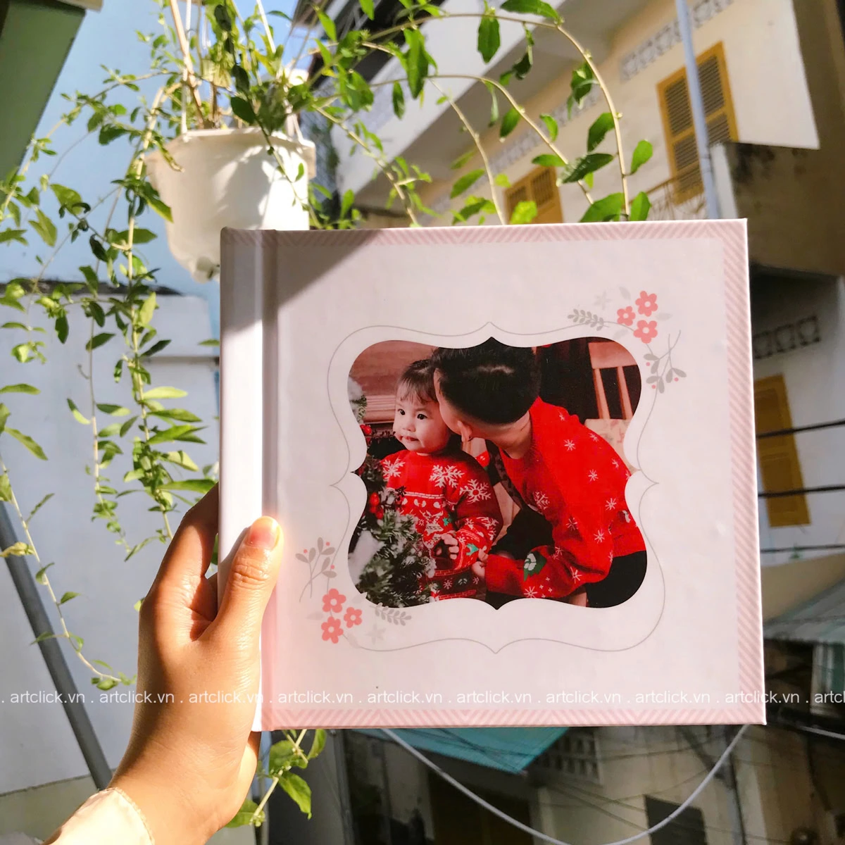 chụp hình giáng sinh cho bé