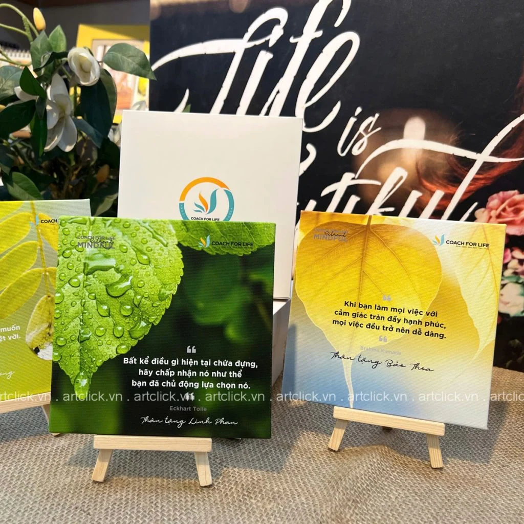 in hình lên vải canvas