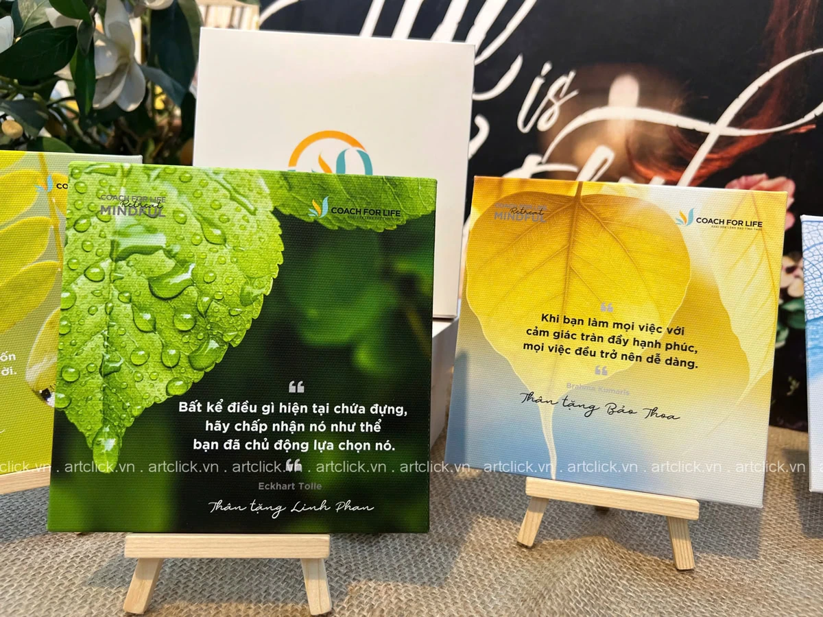 in hình lên vải canvas