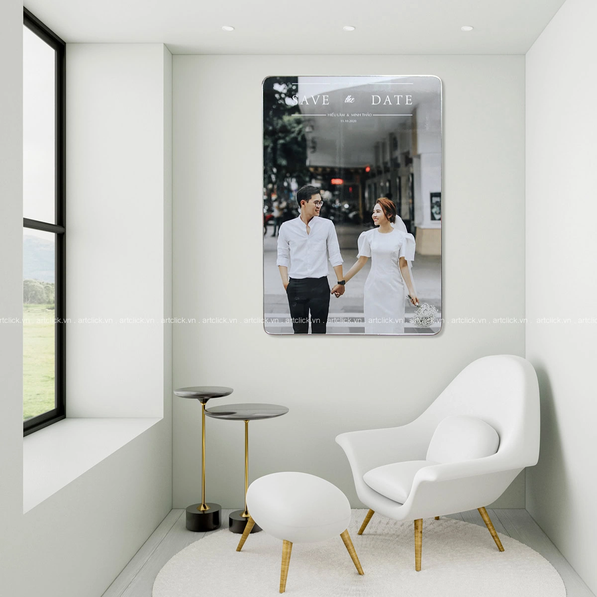Ảnh Pha Lê Treo Tường (Đứng)