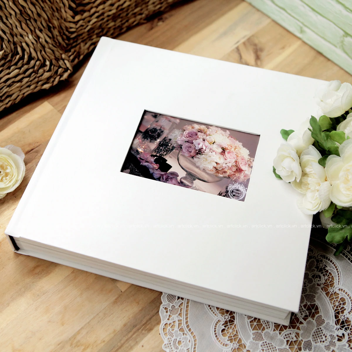 Photobook Bìa Da Khoét Lỗ (Vuông) - Image 6