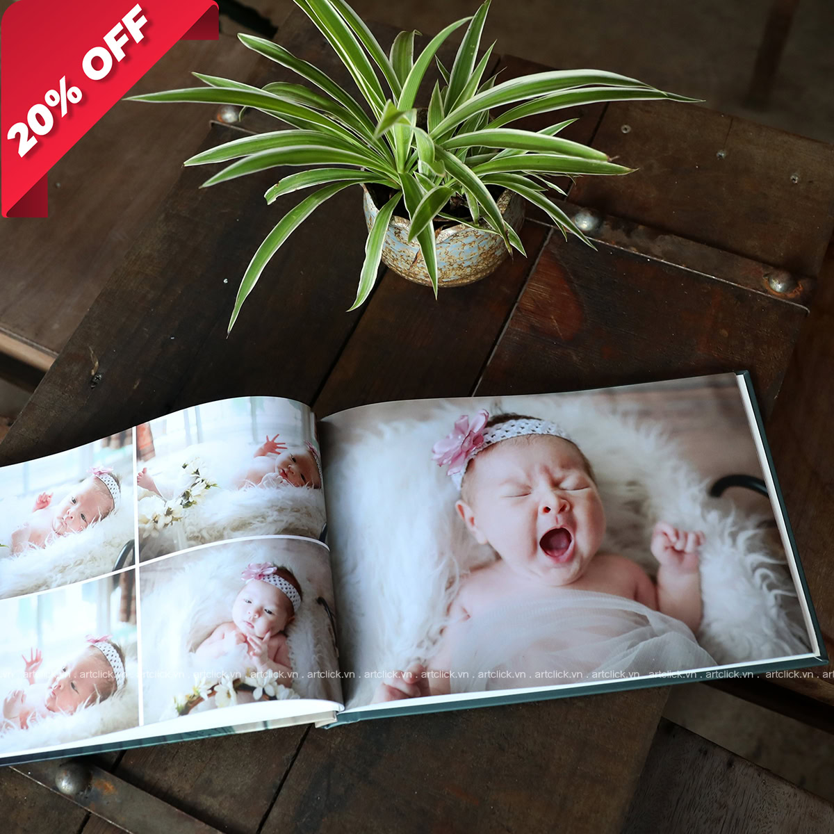 Photobook Nhanh Bìa hình (Ngang)