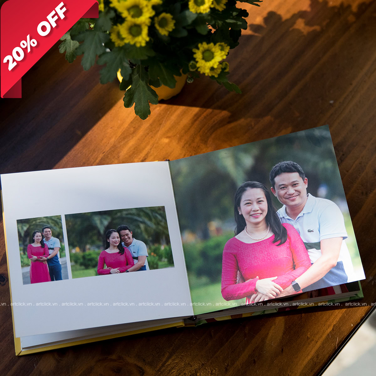Photobook Nhanh Bìa hình (Vuông)