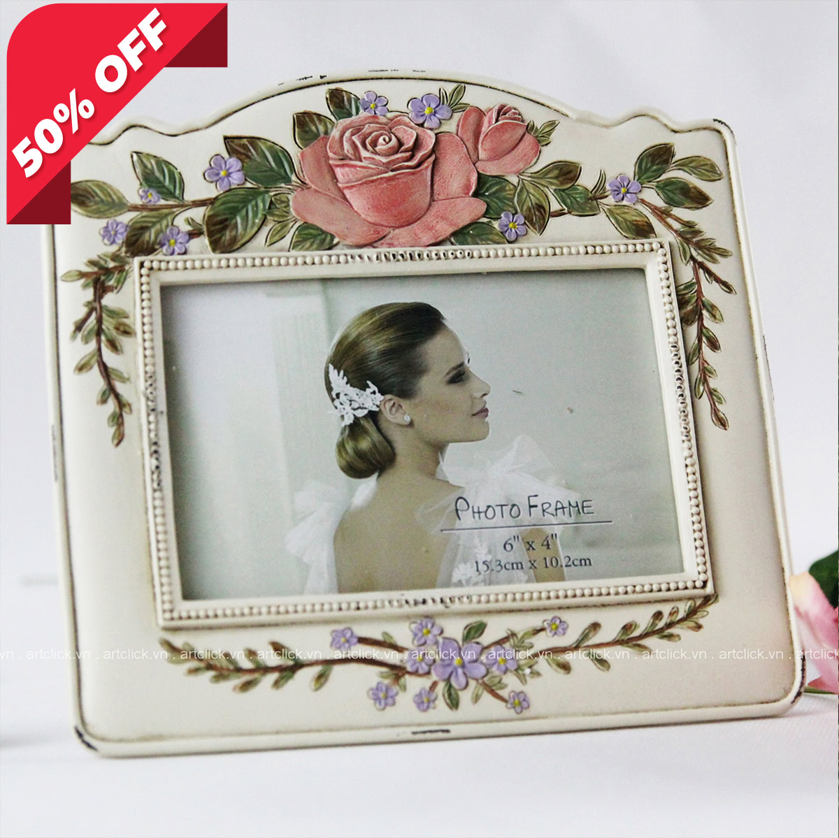 Khung Ảnh Wedding Rose (PF-XB001)